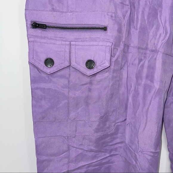LF THE BRAND CARGO STYLE LIGHT PURPLE LIGHTWEIGHT PANTS SIZE 10 - Picture 3 of 8